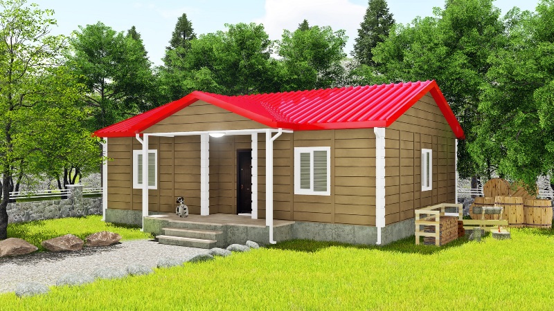 Velana 84 m² Tek Katlı Prefabrik Ev